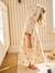 Customisable PETIT OURS baby bath poncho, with recycled cotton printed white - vertbaudet enfant 