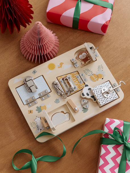 FSC® wooden 2-in-1 latch board wood - vertbaudet enfant 