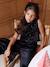 Velour Jumpsuit with Sequins for Girls black - vertbaudet enfant 