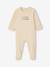 Lot 3 pyjamas bébé en coton bio beige+écru+vert sauge - vertbaudet enfant 