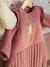 Baby sleeping bag with detachable long sleeves, ENCHANTED RABBIT old rose - vertbaudet enfant 