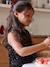 Velour Jumpsuit with Sequins for Girls black - vertbaudet enfant 