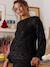 Reversible sequin nursing blouse, front/back black - vertbaudet enfant 