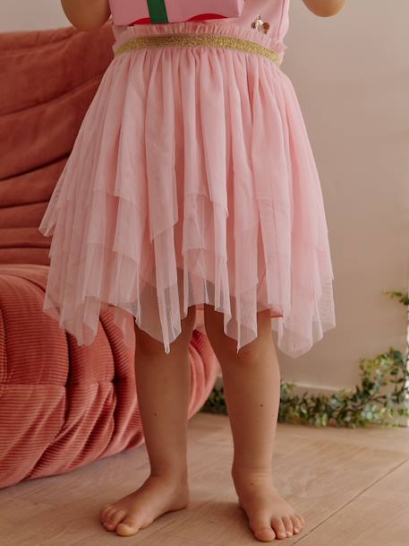 Princess Dress with Stars Costume blue+rose - vertbaudet enfant 
