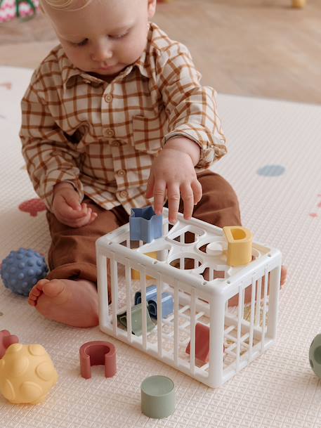 Shape sorter with elastic bands white - vertbaudet enfant 