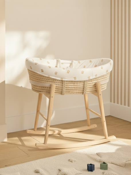 Housse pour couffin écru+marine - vertbaudet enfant 
