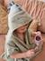 Bathing Poncho for Babies, Animal beige+ochre+olive+pale pink - vertbaudet enfant 