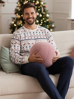 Maternity-Nightwear & Loungewear-Christmas family men's 2-piece pyjamas