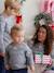 Christmas Jacquard Jumper for Boys, Family Capsule Collection marl grey - vertbaudet enfant 