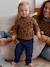 Leopard chambray baby jumper brown - vertbaudet enfant 