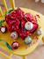 Pack of 6 3D Christmas baubles red - vertbaudet enfant 