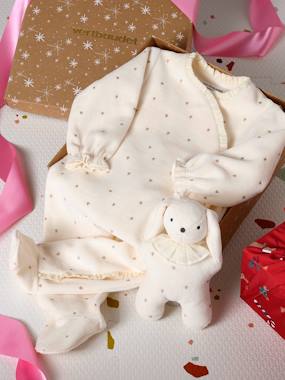 -Pyjama bébé + doudou velours coffret cadeau naissance