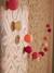 Light-Up Bauble Garland with Switch raspberry pink+rose+sage green - vertbaudet enfant 