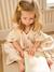 Customisable PETIT OURS baby bath poncho, with recycled cotton printed white - vertbaudet enfant 