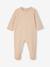 Pack of 3 Organic Cotton Sleepsuits for Babies beige+ecru+sage green - vertbaudet enfant 