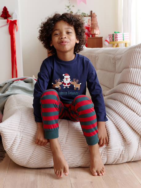Boys' pyjama and hooded sweatshirt set green - vertbaudet enfant 