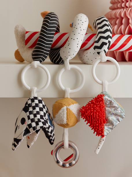 Fabric Activity Spiral for Sensory Development multicoloured - vertbaudet enfant 