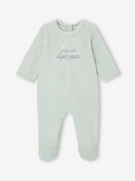 Pack of 2 girls' velvet pyjamas rose - vertbaudet enfant 