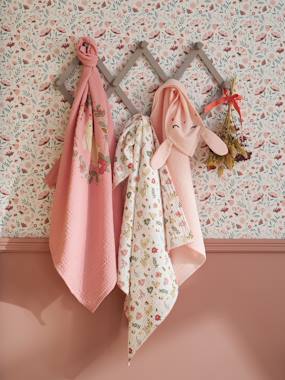 -Lot de 3 langes en gaze de coton LAPIN ENCHANTÉ