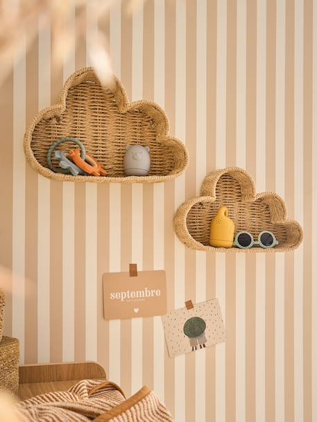 Lot de 2 étagères Nuage beige - vertbaudet enfant 