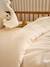 Plain Duvet Cover + Pillowcase Set in Organic Cotton* Gauze for Babies ochre+sage green+vanilla - vertbaudet enfant 