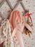 Pack of 3 muslin squares in cotton gauze ENCHANTED RABBIT set pink - vertbaudet enfant 