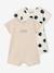 Newborn set of 2 playsuits in organic cotton marl beige - vertbaudet enfant 