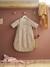Customisable baby sleeping bag with detachable sleeves FLORA printed white - vertbaudet enfant 