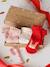 Coffret de 3 paires de chaussettes Noël bébé rose poudré - vertbaudet enfant 
