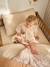 Parure bébé housse de couette + taie d'oreiller unie en gaze de coton Bio* ocre+vanille+vert sauge - vertbaudet enfant 