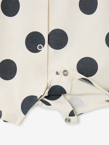 Newborn set of 2 playsuits in organic cotton marl beige - vertbaudet enfant 