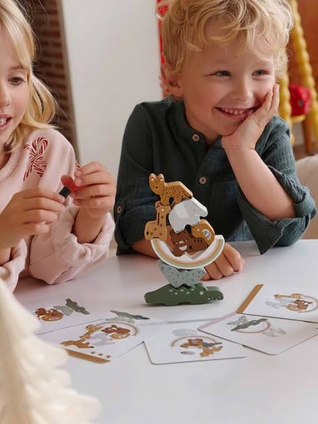 TANZANIA balance game in FSC® wood brown - vertbaudet enfant 