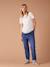Slim Leg Jeans for Maternity, ENVIE DE FRAISE bleached denim+brut denim+denim grey - vertbaudet enfant 
