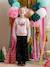 Christmas Sweatshirt with Sequinned Message for Girls rosy - vertbaudet enfant 