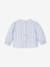 Blouse in Broderie Anglaise for Babies sky blue+sweet pink+white - vertbaudet enfant 