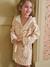Leopard Dressing Gown for Children, with Recycled Cotton printed white - vertbaudet enfant 
