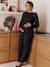 Reversible sequin nursing blouse, front/back black - vertbaudet enfant 