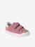 Hook-and-Loop Leather Trainers for Girls, Designed for Autonomy bordeaux red+gold+rose - vertbaudet enfant 
