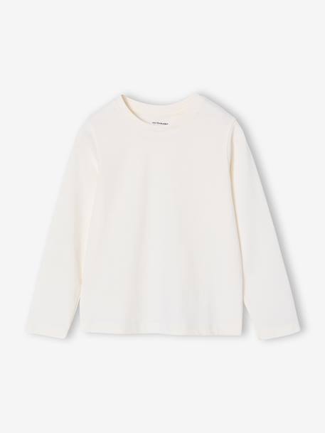 Pack of 3 T-Shirts for Boys caramel+white - vertbaudet enfant 