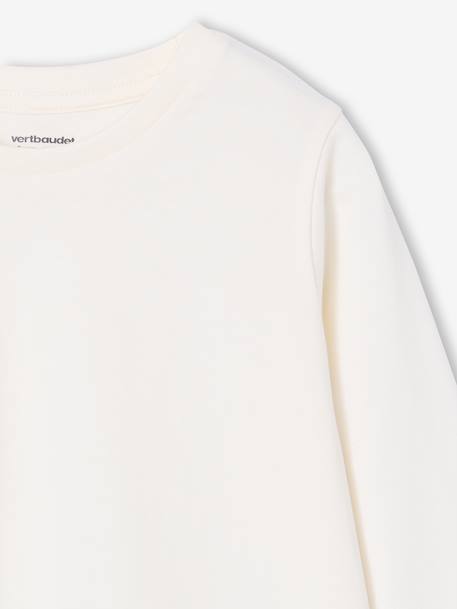 Lot de 3 t-shirts garçon blanc+caramel - vertbaudet enfant 