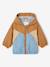 Windcheater Jacket for Baby Boys, by CYRILLUS aqua green+caramel - vertbaudet enfant 