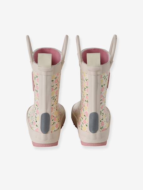 Printed Wellies for Toddlers printed beige+printed blue - vertbaudet enfant 