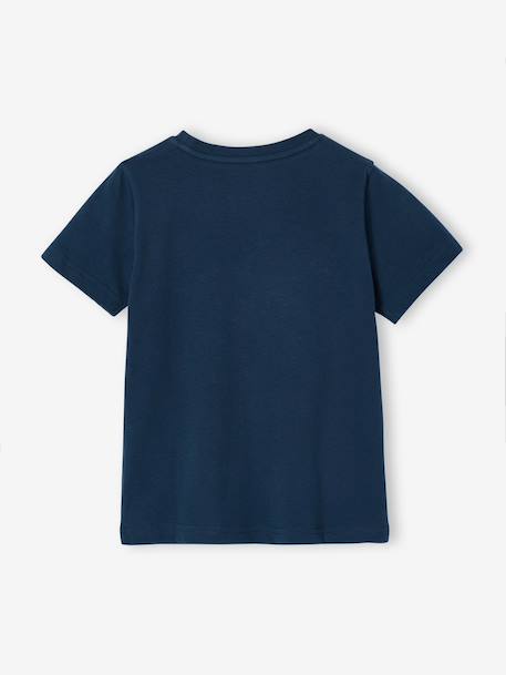 Basics T-Shirt with Reversible Sequins for Boys aqua green+ecru+night blue+ocean blue+white - vertbaudet enfant 