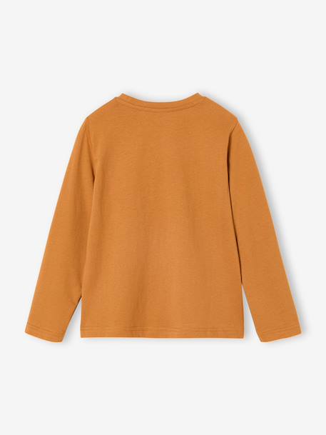 Pack of 3 T-Shirts for Boys caramel+white - vertbaudet enfant 