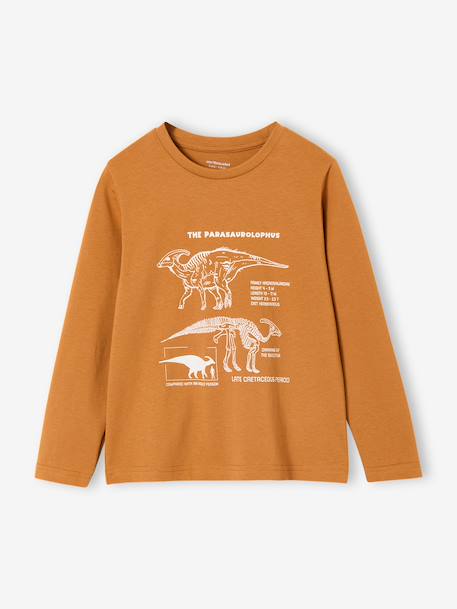 Pack of 3 T-Shirts for Boys caramel+white - vertbaudet enfant 
