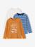 Lot de 3 t-shirts garçon blanc+caramel - vertbaudet enfant 