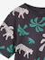 Short-Sleeved T-Shirt for Boys anthracite+ecru+white - vertbaudet enfant 