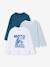 Pack of 3 T-Shirts for Boys caramel+white - vertbaudet enfant 