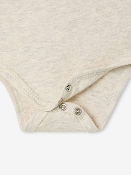 Pack of 7 Long-Sleeved Bodysuits for Babies set white - vertbaudet enfant 