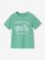 Printed boy's t-shirt aqua green+marl white+medium blue+mint green+ochre+olive+terracotta - vertbaudet enfant 